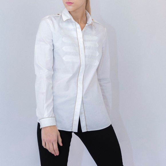 Burberry Slim Fit Long Sleeves Shirt Size S - Picture 4 of 8